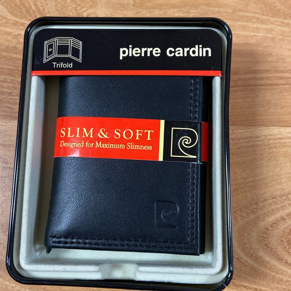 Pierre Cardin trifold leather wallet